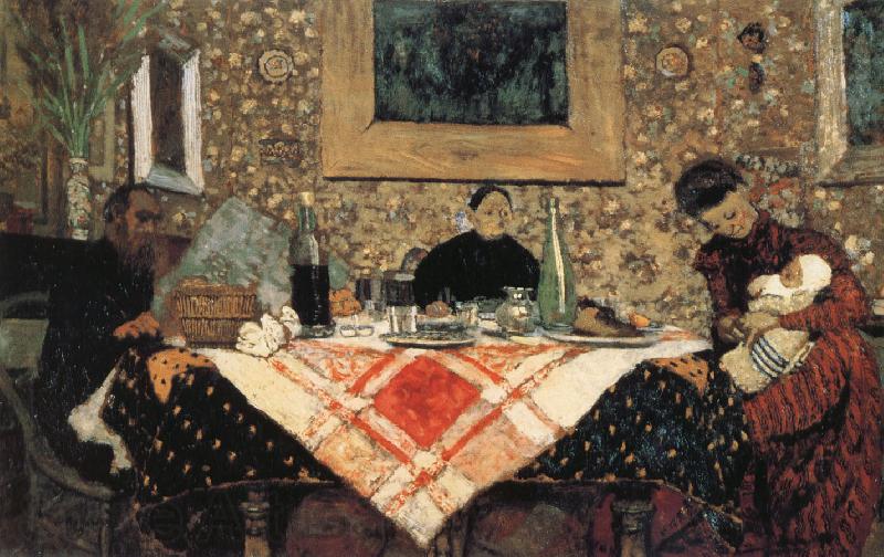 Edouard Vuillard Family Lunch Spain oil painting art